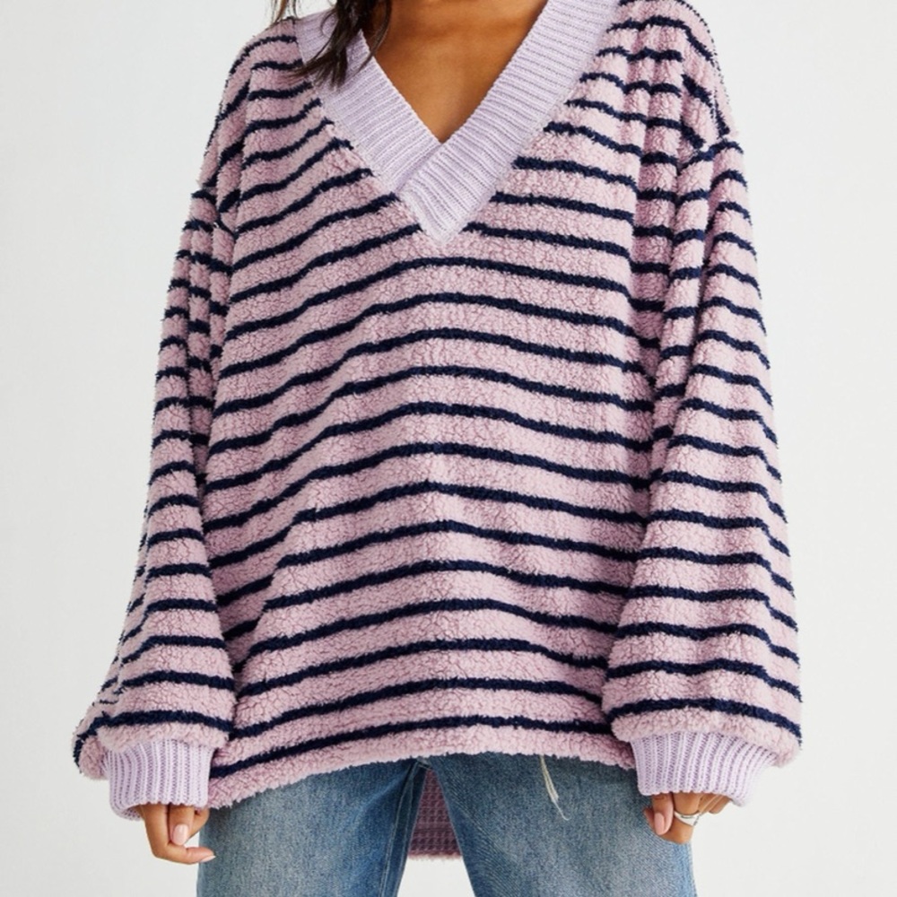 NEW Free People Connell V Neck Pullover